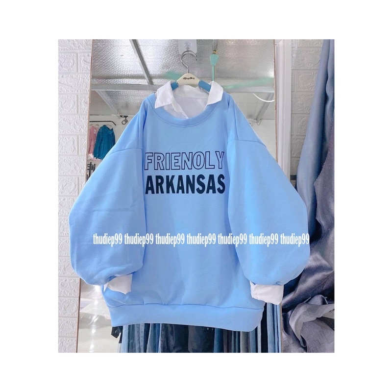 áo sweater nỉ ngoại arka