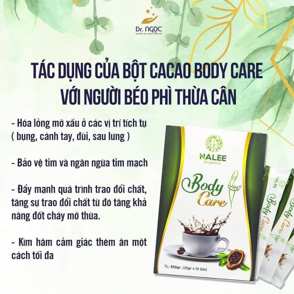 Bột giảm cân cacao body care 100% thiên nhiên
