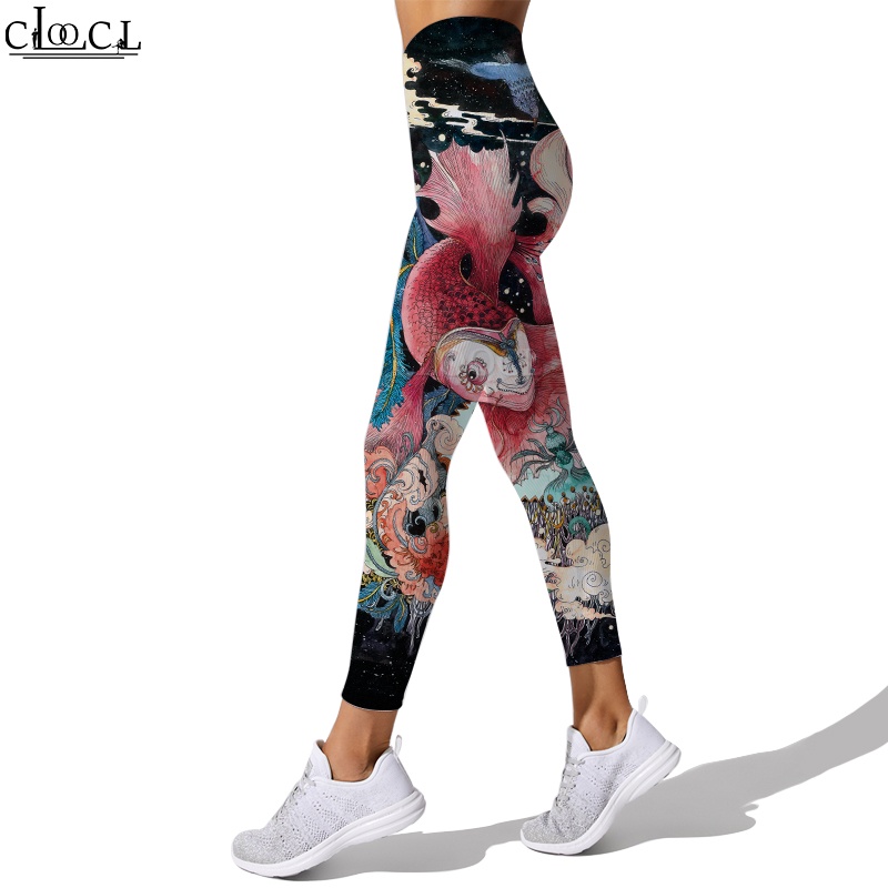 Quần Legging Thể Thao Nữ In Hình 3d