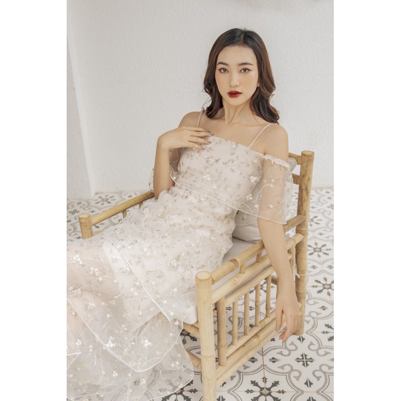 váy thêu hoa delia dress | BigBuy360 - bigbuy360.vn