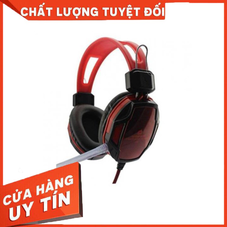 HÀNG CAO CẤP -  Tai nghe Qinlian A6 gaming (Đen đỏ)  - Hàng Cao Cấp