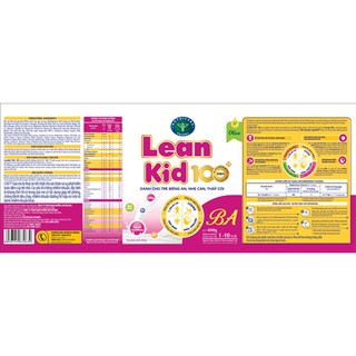 Sữa bột Nutricare Leankid 100+Ba 400 gam