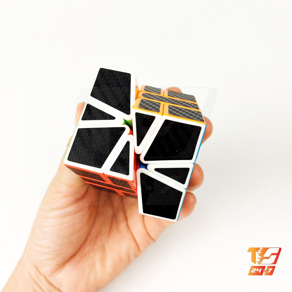 Khối Rubik Biến Thể Square 1 Carbon MoYu MeiLong - Đồ Chơi Rubic Cacbon Biến Dạng SQ1, Cube 21