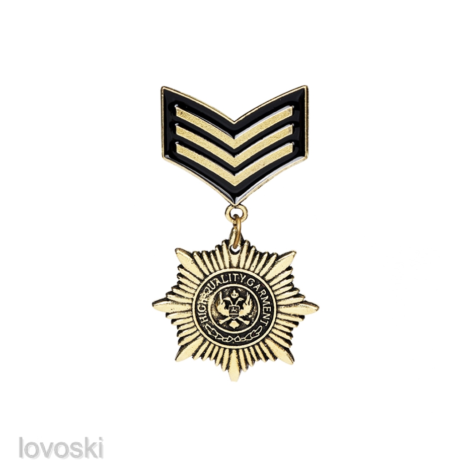 Ghim Cài Áo Đồng Phục Quân Đội Phong Cách Punk Cho Nam