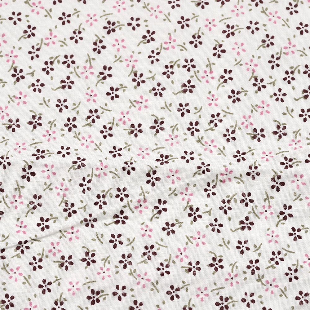 Set 6 Bông Hồng Cotton 25x25cm Trang Trí Thủ Công