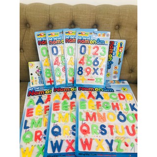 Combo 3 bảng chữ cái và số nam châm ANTONA