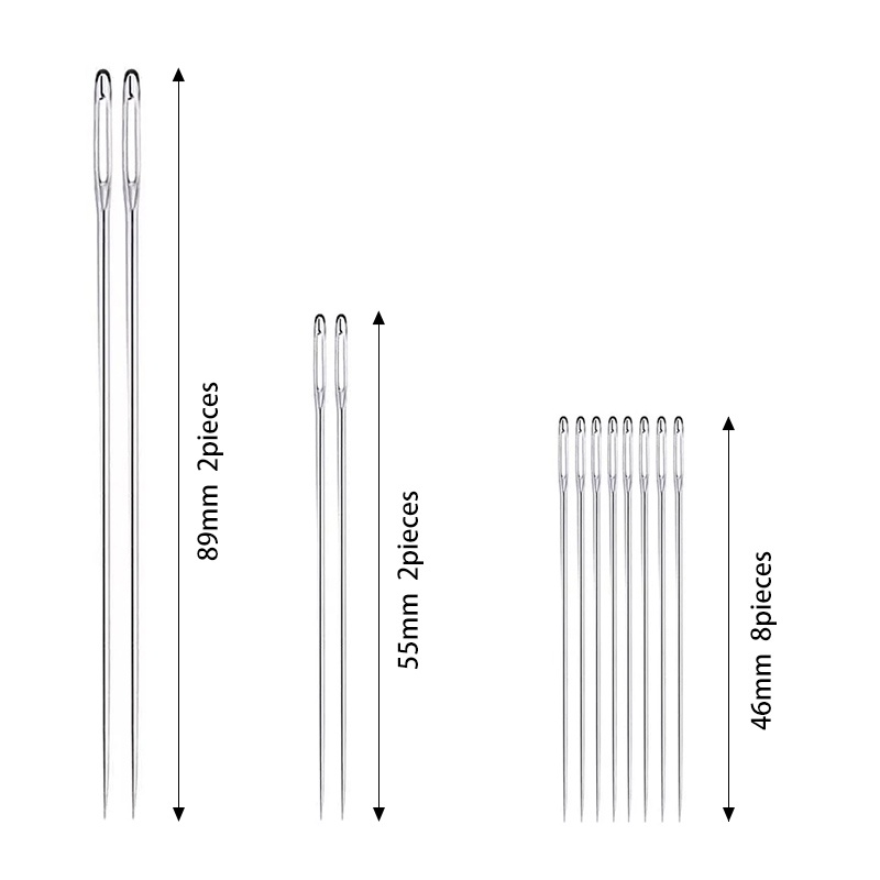 Set 14 Kim May Đồ Bằng Thép Không Gỉ Tiện Dụng Cho Người Lớn Tuổi