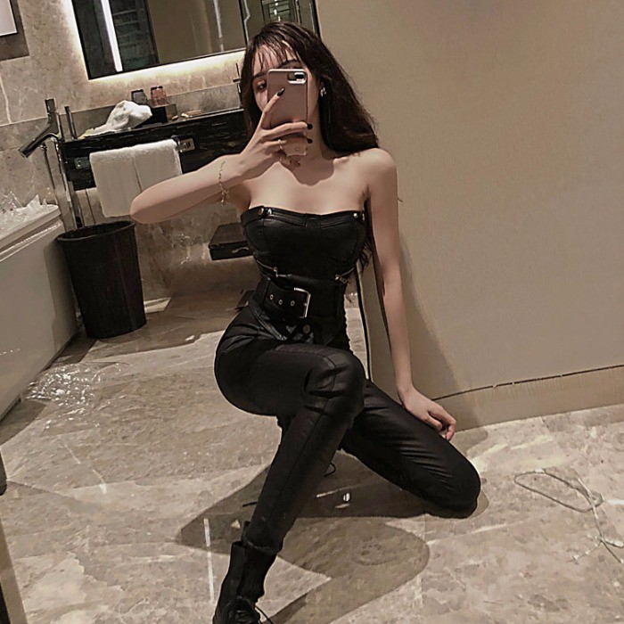 [SIÊU SALE] Áo Quây Da PU Kéo Khóa Sau Cá Tính Hàng Thiết Kế | BigBuy360 - bigbuy360.vn