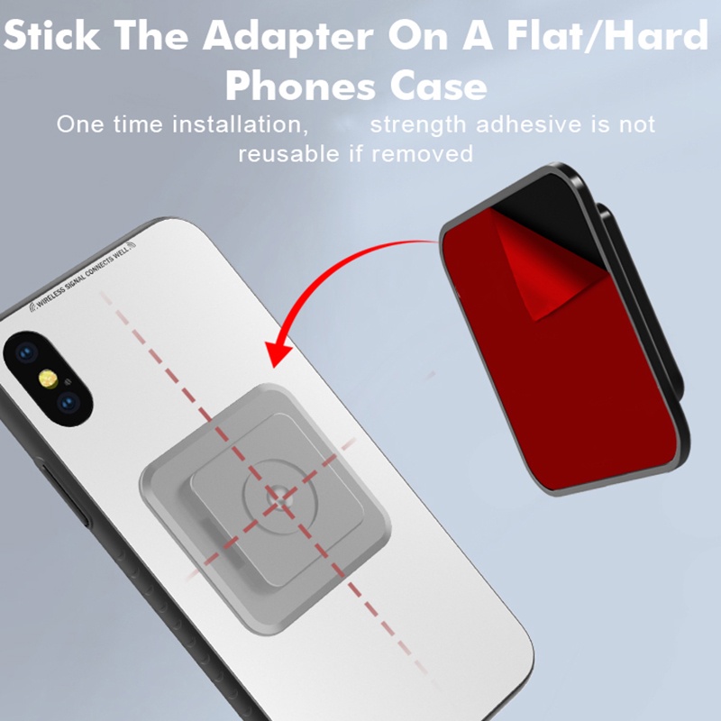 1 Giá Đỡ Điện Thoại/ GPS Bằng ABS Có Thể Điều Chỉnh Xoay 360 Độ Gắn Xe Hơi