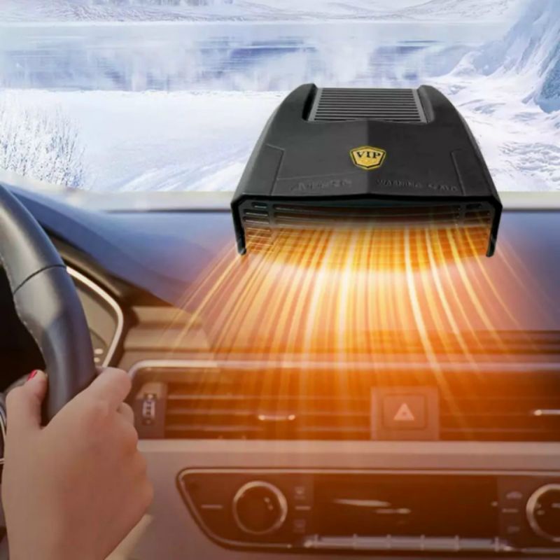 Sấy kính ô tô 2 in 1 vừa chống bám sương vừa làm máy sưởi mini trong ô tô