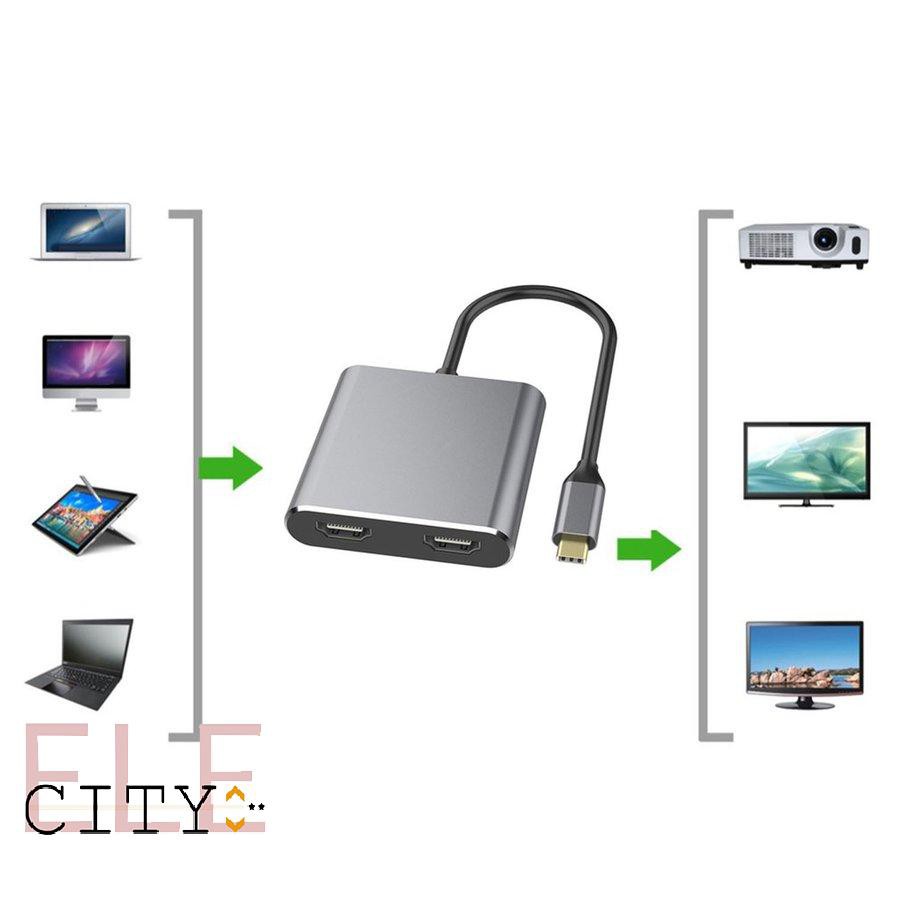 Bộ Chuyển Đổi Hdmi-Compatible Type C 4k C Sang Usb 3.0 17ele