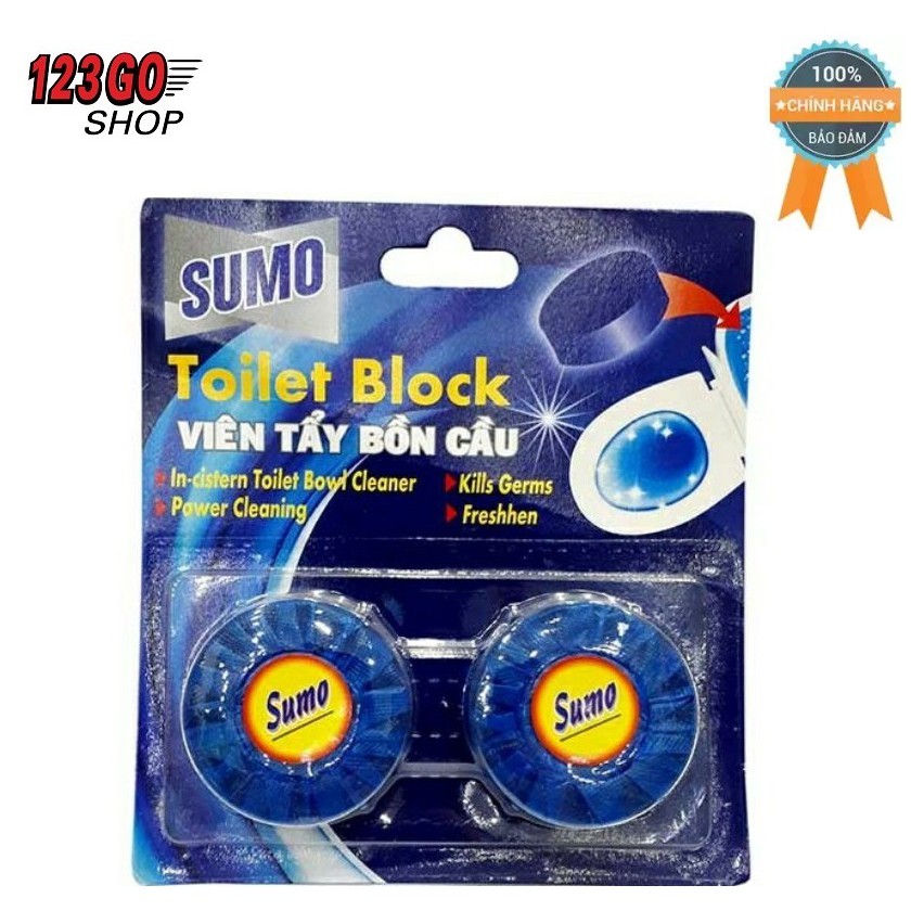 Viên Tẩy Bồn Cầu Sumo Toilet Block 2 Viên x 50g