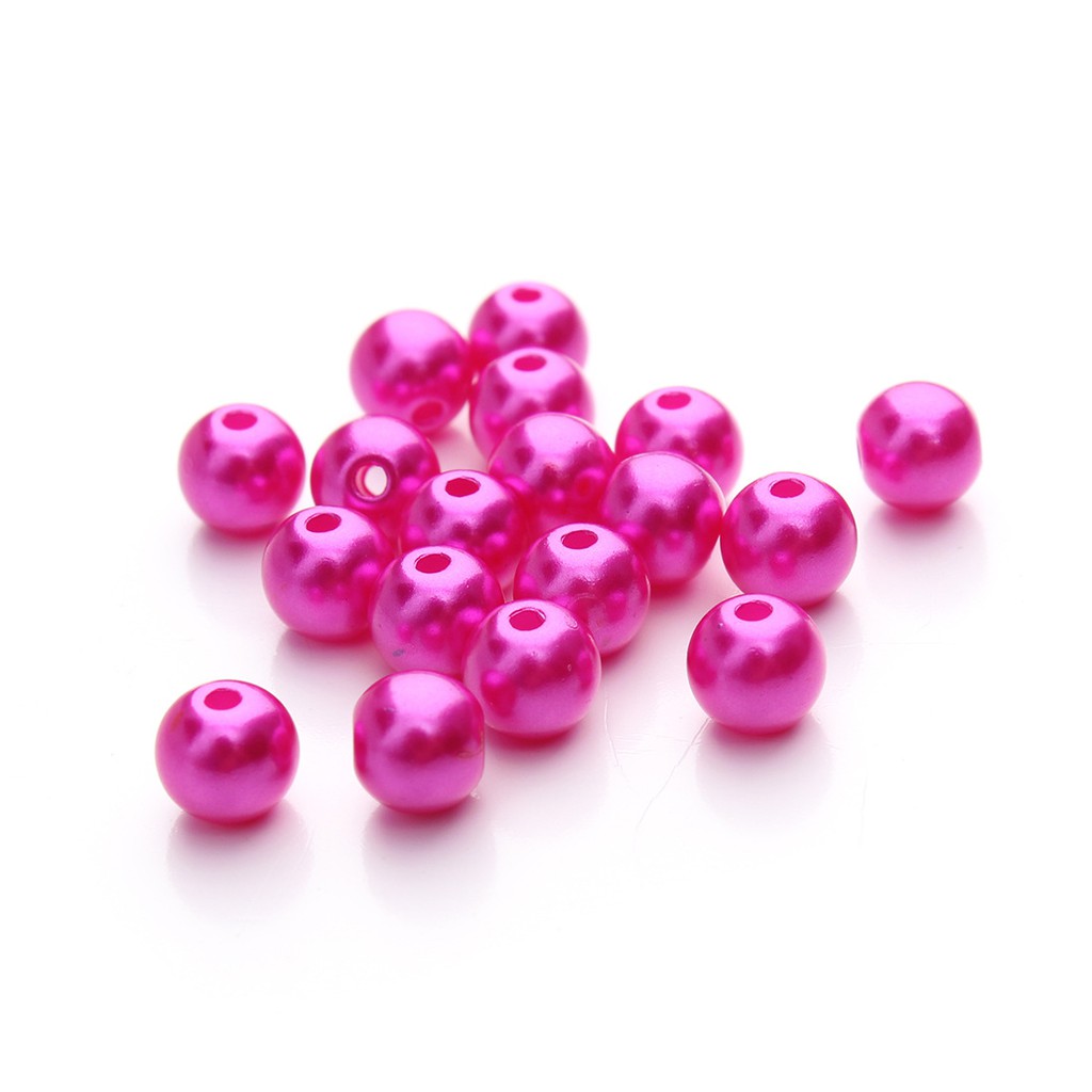 Set 100 Hạt Ngọc Trai Giả 6mm Làm Vòng Tay / Dây Chuyền