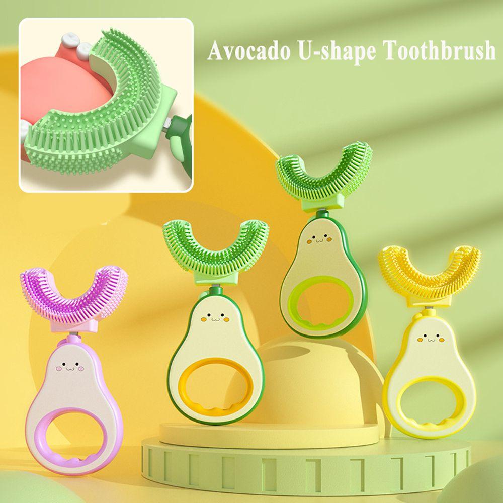 NIUYOU Bàn Chải Đánh Răng Hình Chữ U Chăm Sóc Sức Khỏe Cho Bé