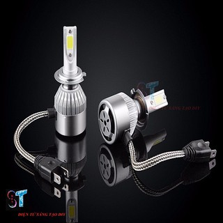 1 cặp đèn pha led xe máy - ôtô h7