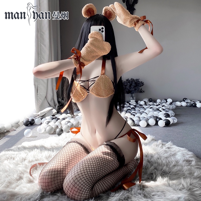 Cosplay Cô Gái Gấu Bông Nâu Dễ thương Sexy Gợi Cảm 9996 [CWEAR.SEXY_ĐỒ NGỦ &amp; NỘI Y CAO CẤP]