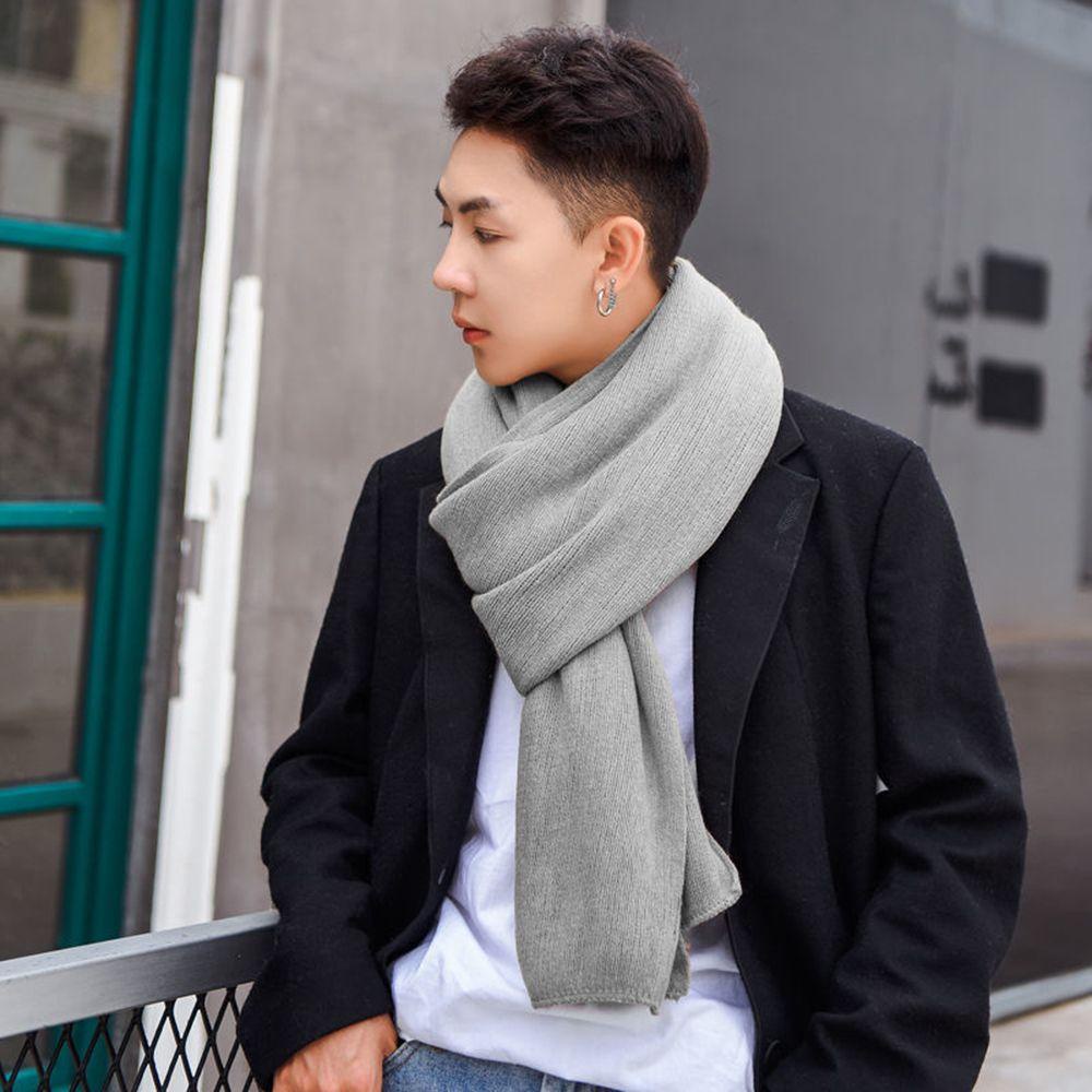FORBETTER Khăn Choàng Len Cashmere Màu Sắc Nhã Nhặn
