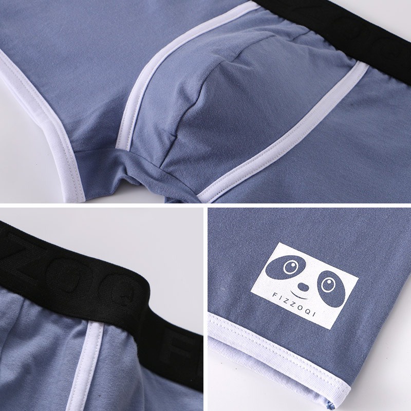 Quần lót nam cao cấp FIZZOQI QS8 quần sịp đùi 4 màu, chất cotton, đầy đủ size từ 38-105kg