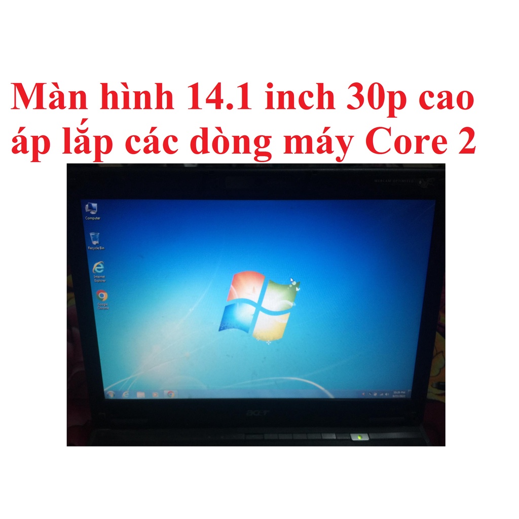 Màn hình 14.1 inch 30p cao áp màn hình lcd wide cao áp lắp cho Laptop đời core 2 về trước