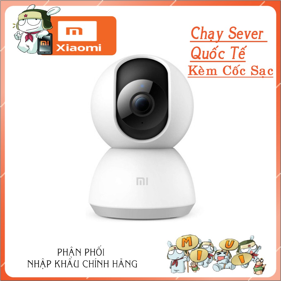 Camera IP Xiaomi Xoay 360 độ 1080P NHẬP KHẨU CHÍNH HÃNG