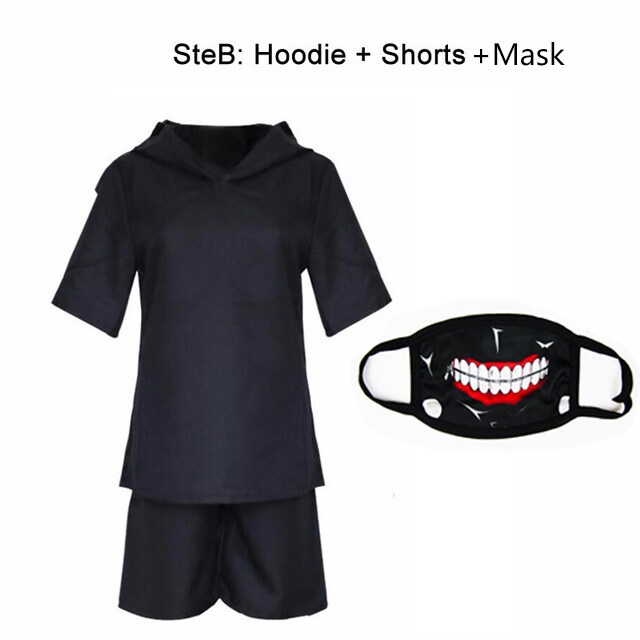 Áo Khoác Đen Hóa Trang Nhân Vật kaneki Ken Trong anime Tokyo ghoul