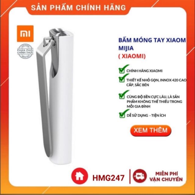 Cắt móng tay Xiaomi Mijia | Kềm bấm móng | Bấm móng tay | Kìm bấm móng | XIAOMI ECOSYSTEM STORE