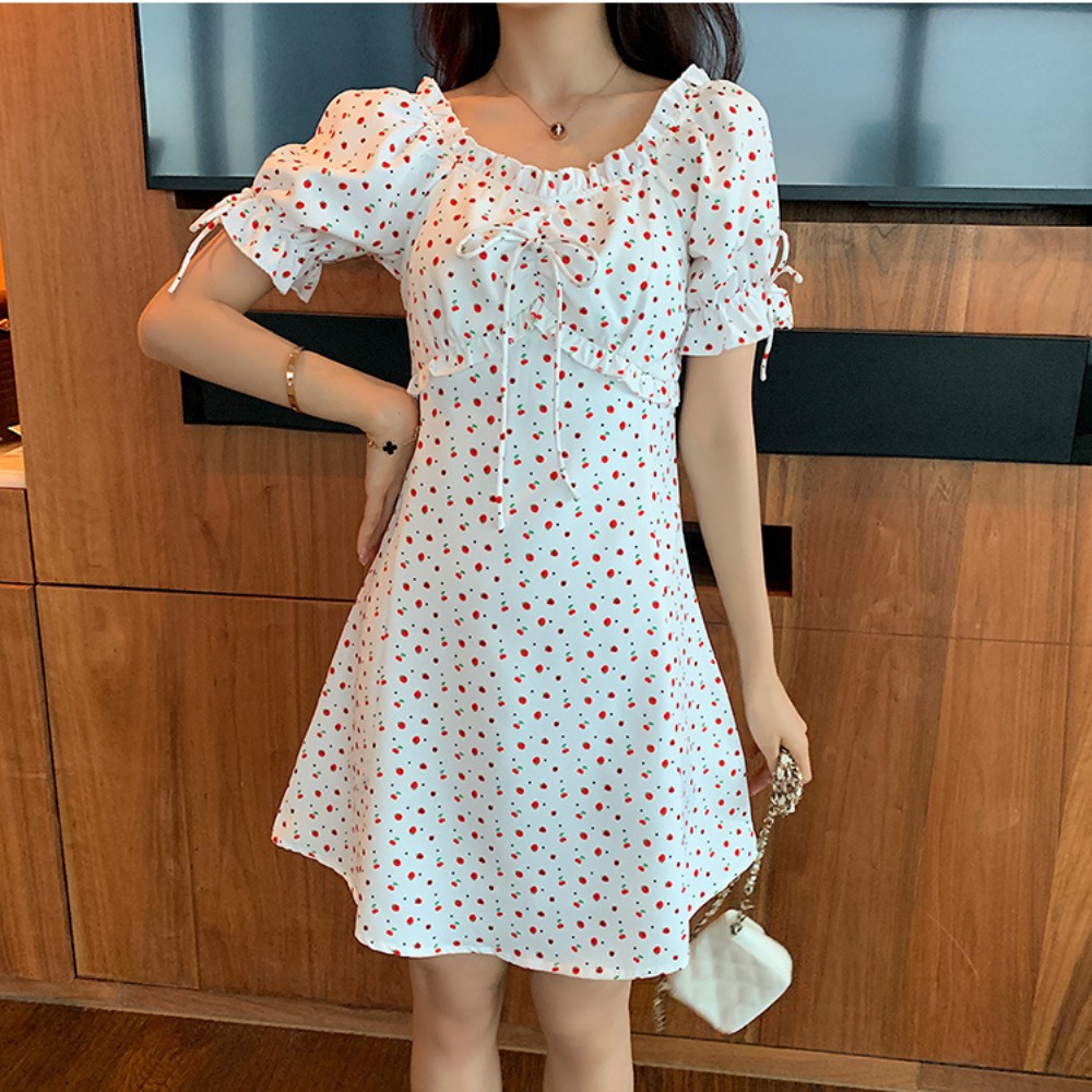 Đầm nữ , váy nữ họa tiết chấm bi dáng suông phong cách thời trang nhẹ nhàng TMODE.SHOP | BigBuy360 - bigbuy360.vn