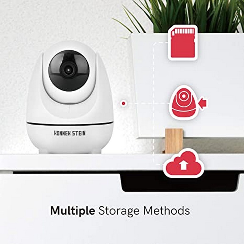 Camera an ninh WiFi không dây 360 ° HD 1080P Điều khiển từ xa tầm nhìn ban đêm với Khe cắm thẻ nhớ TF