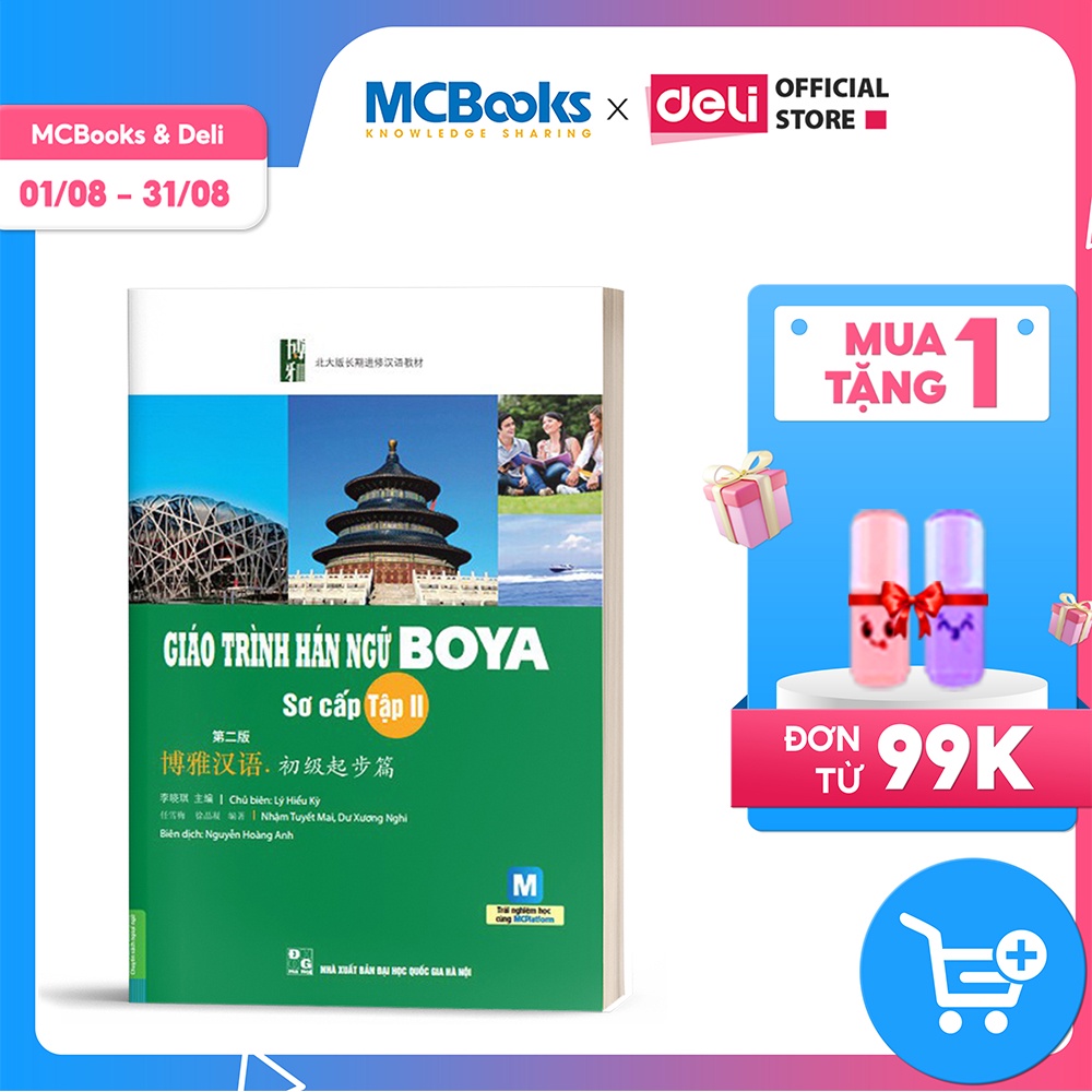 Sách - Giáo trình Hán ngữ BOYA Sơ cấp 2 - Nhà sách MCbooks