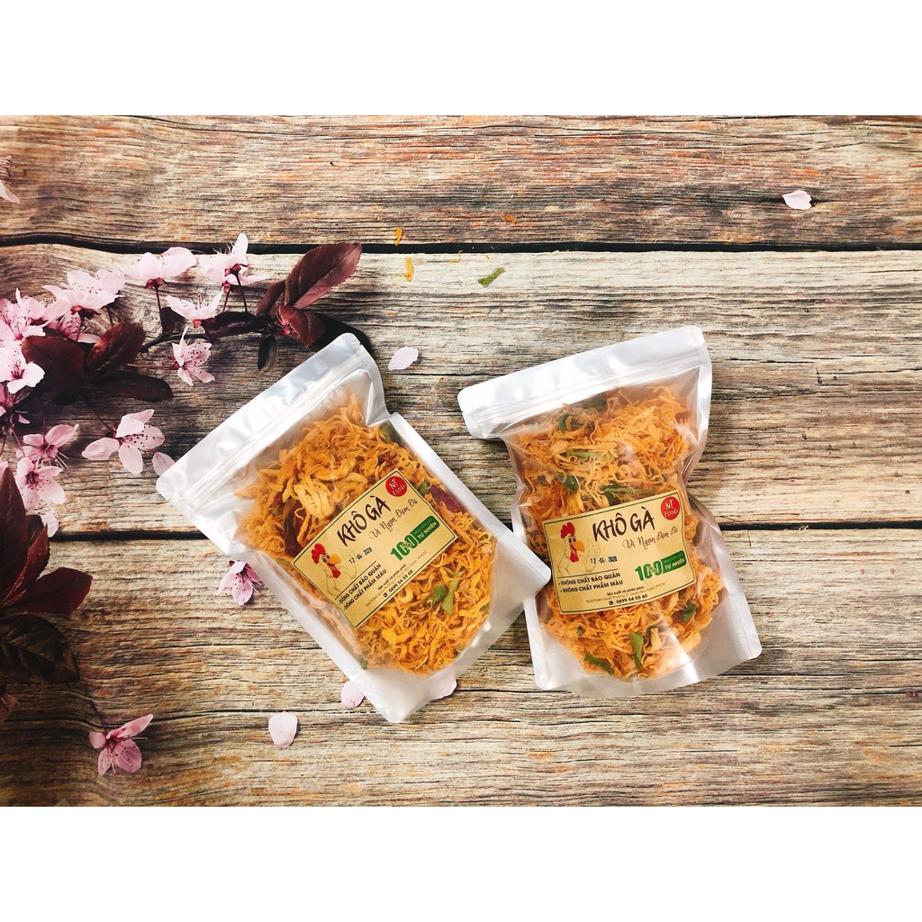 1KG KHÔ GÀ XÉ CAY KHÔNG LÁ CHANH