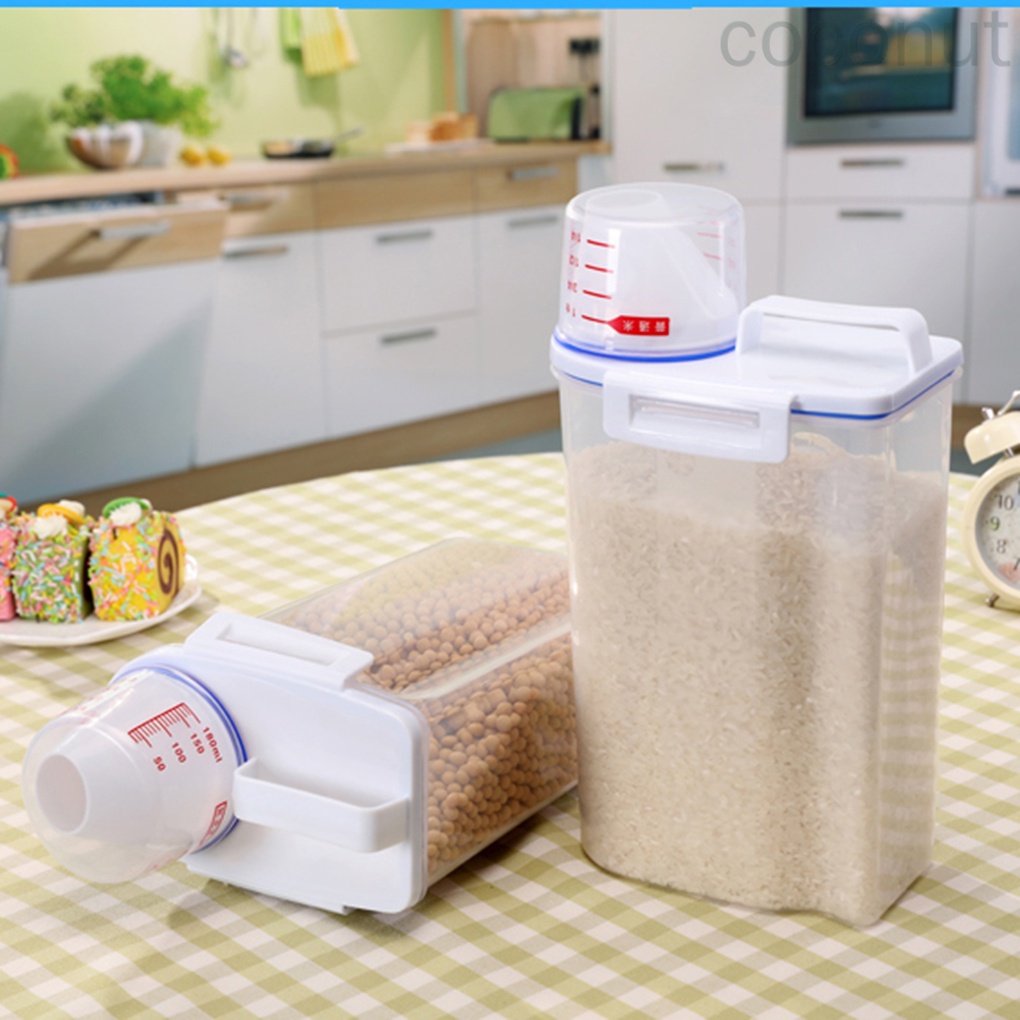 Hộp nhựa đựng gạo/ngũ cốc cho nhà bếp