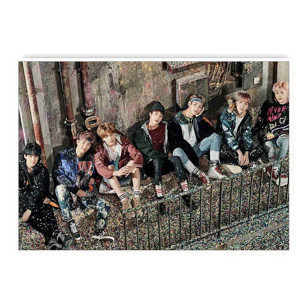 Poster Treo Tường In Hình Nhóm Nhạc Bts