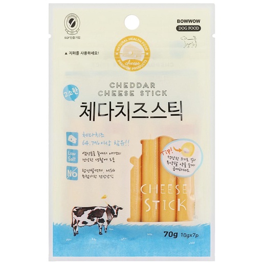 [DINH DƯỠNG CAO CHO CHÓ] Xúc xích phô mai nhiều vị cho chó BOWWOW 240g - Ăn vặt cho chó - Snack cho chó