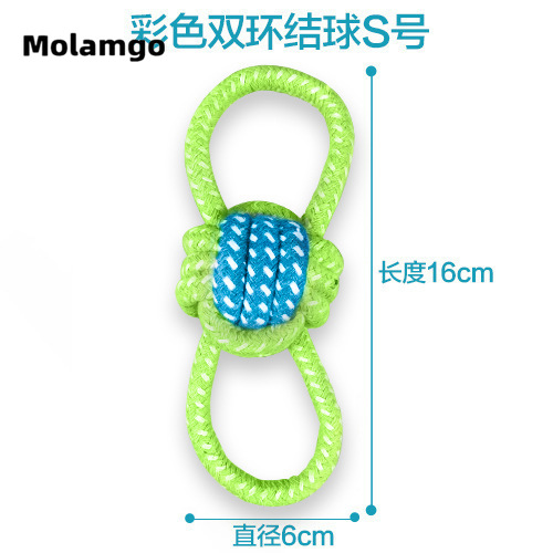 MOLAMGO Bộ Dây Thừng Làm Sạch Răng Cho Thú Cưng