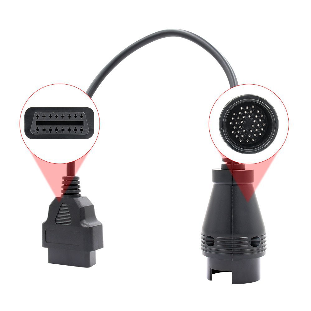 Bộ ChuyểN MB 38 Pin Sang 16 Pin OBD2 OBD II Cho Mercedes 38 Pin OBD 38pin