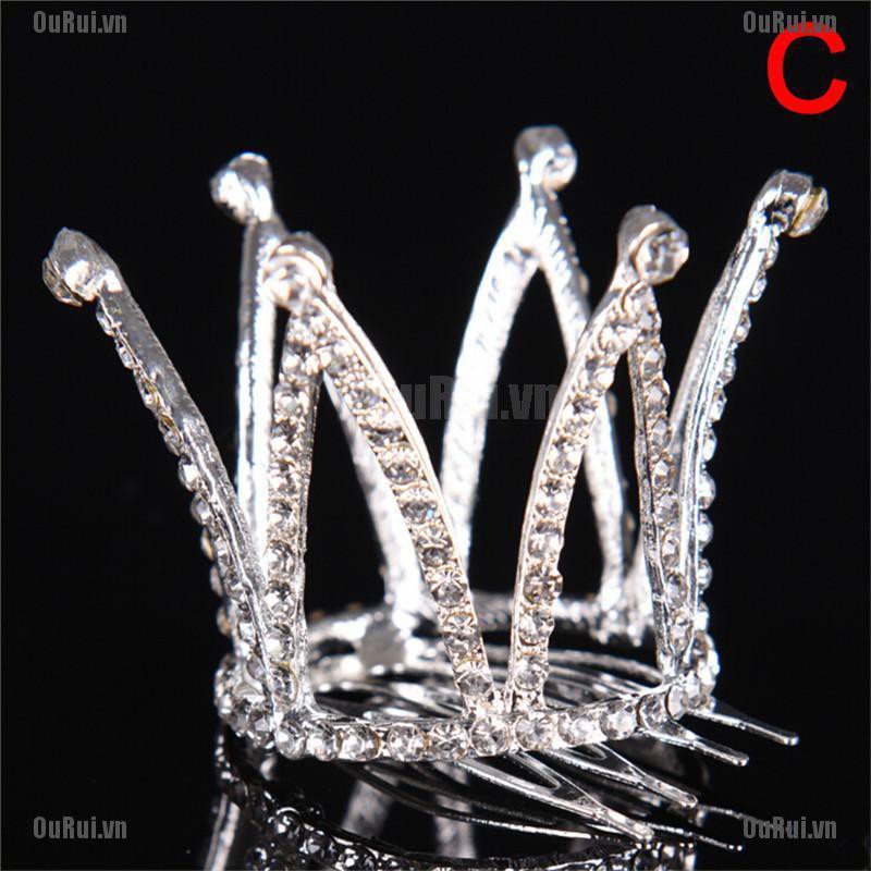 Vương Miện Cô Dâu Đính Đá Sang Trọng Hợp Thời Trang