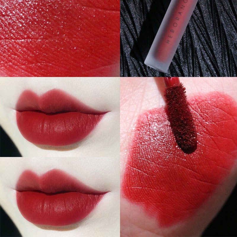 Son Lì Không Trôi Nội Địa Trung Herorange Lip Glaze Siêu Xinh Chất Mềm Và Mịn Môi  HOSM1