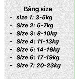set 10 quần mông thú cho be Size 1,2,3,4 - S326