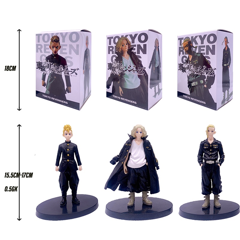 Mô hình Tokyo Revengers Mikey Sano Manjiro Tổng trưởng Tokyo vô địch