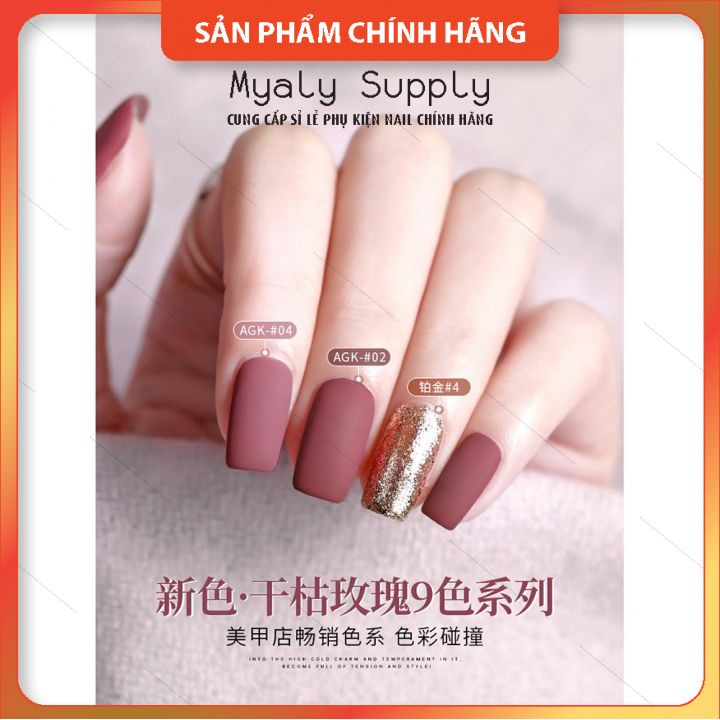 Set Sơn AS Chai Đỏ Nắp Nhọn 9 Chai Cao Cấp AGK SP000333