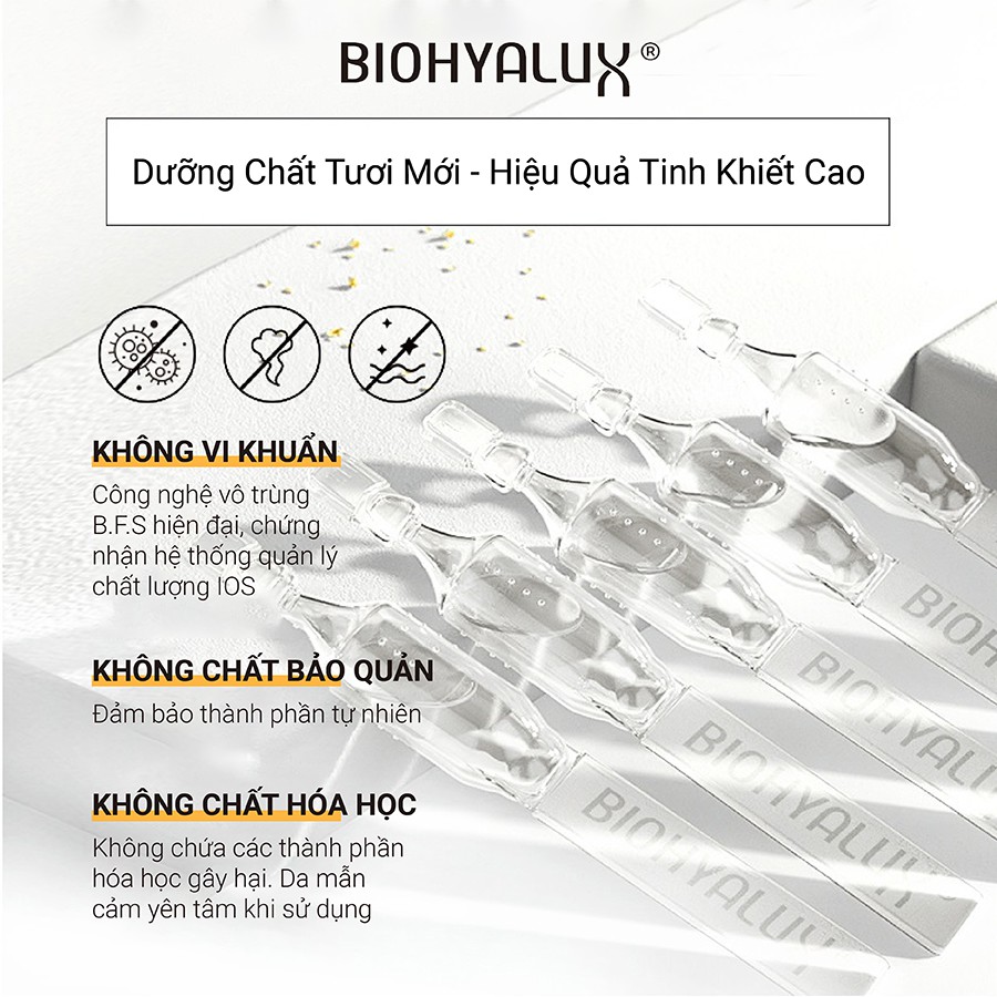 Serum Cấp Nước Dưỡng Ẩm chuyên sâu BIOHYALUX