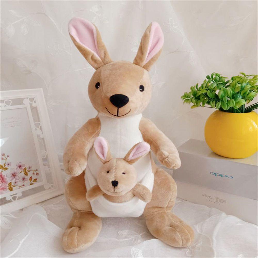 Thú Nhồi Bông Hình Kangaroo 28cm / 38cm Dành Cho Bé