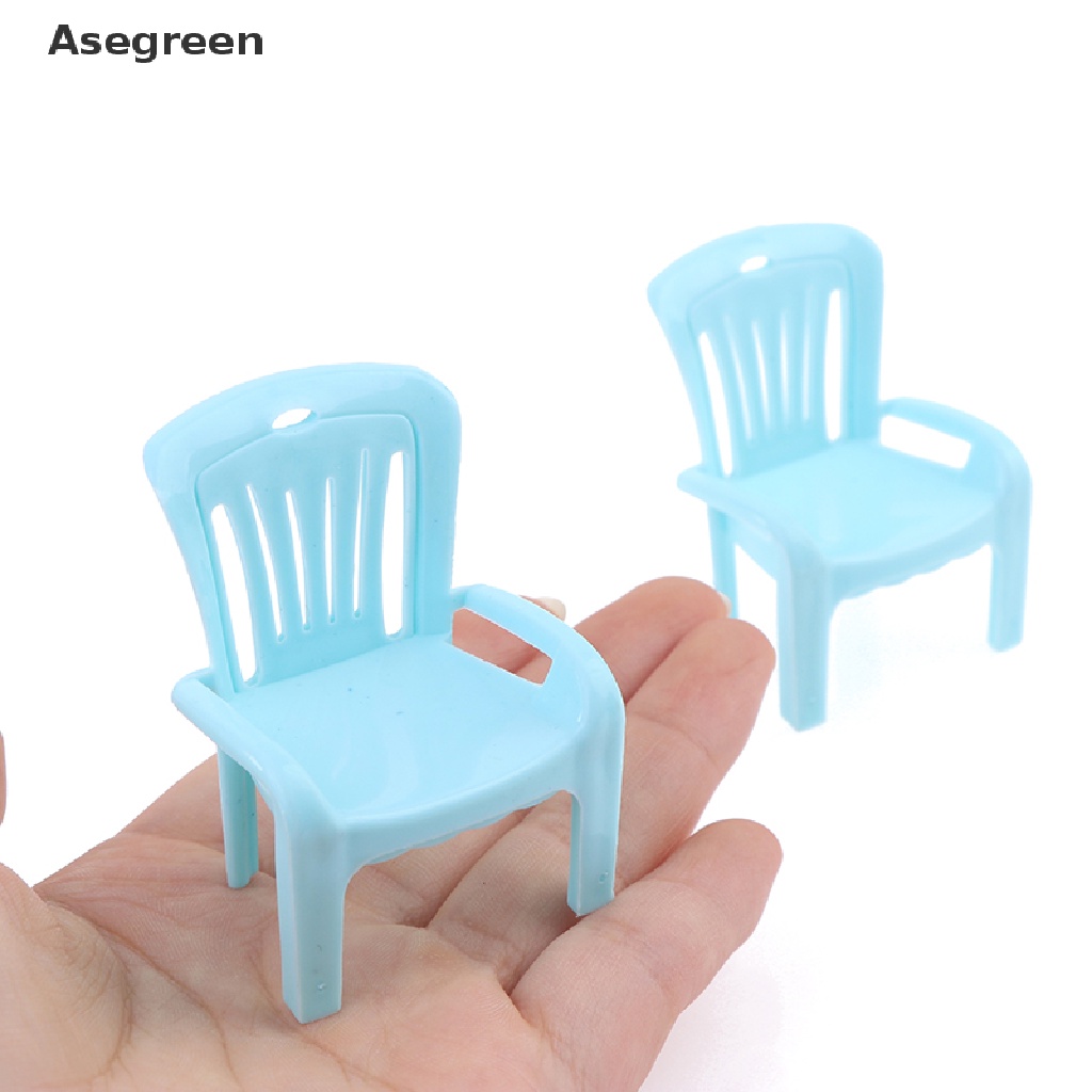 Ghế Nhựa Mini Trang Trí Nhà Búp Bê Đáng Yêu
