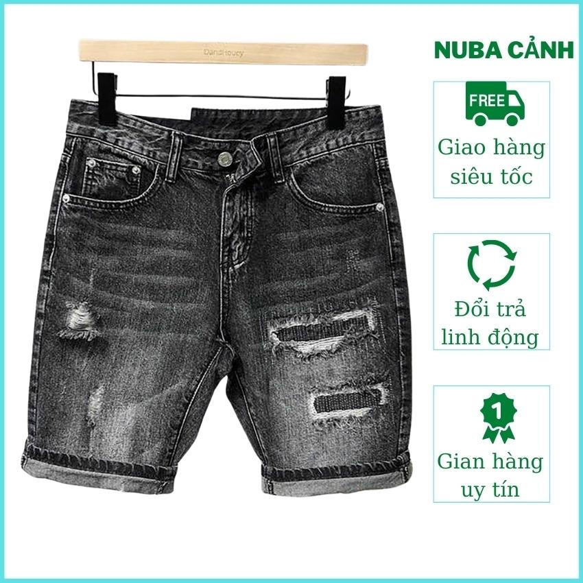 Quần short jean nam mẫu mới đẹp giá rẻ,quần bò tự chụp,nuca 227