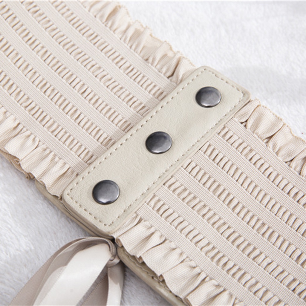 1 Thắt Lưng Đan Dây Co Giãn Màu Đen Thời Trang Nữ