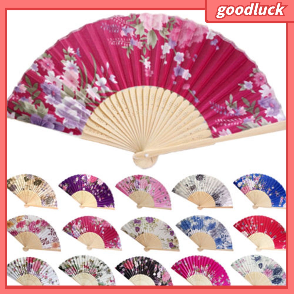 Quạt cầm tay bằng tre phong cách Trung Hoa cổ điển