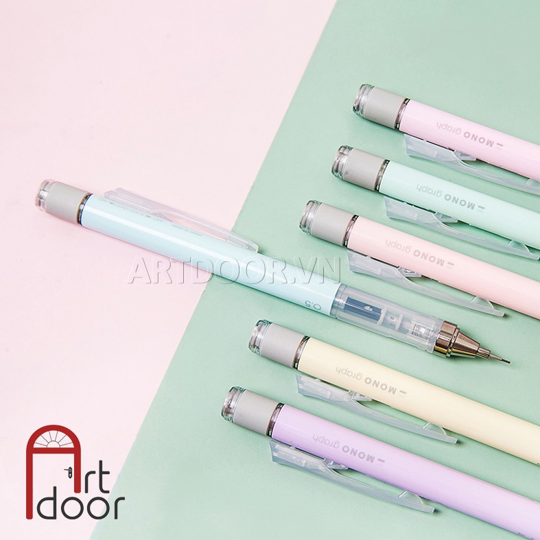 [ARTDOOR] Bút chì bấm TOMBOW Mono Graph màu Pastel (0.5mm)