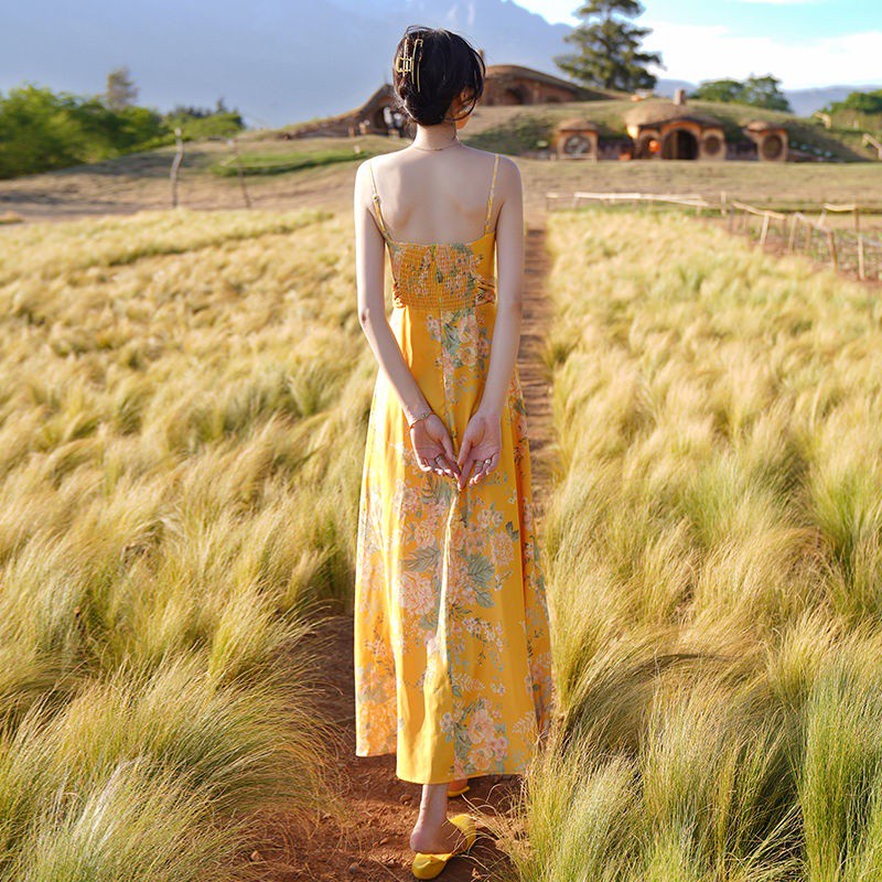 Đầm hai dây dáng ôm thời trang mùa hè ngọt ngào dành cho nữ