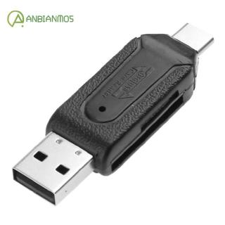Portable High Speed 480Mbps OTG USB2.0 Type-C USB 3.1 Memory Card Reader for SD TF Micro SD Card