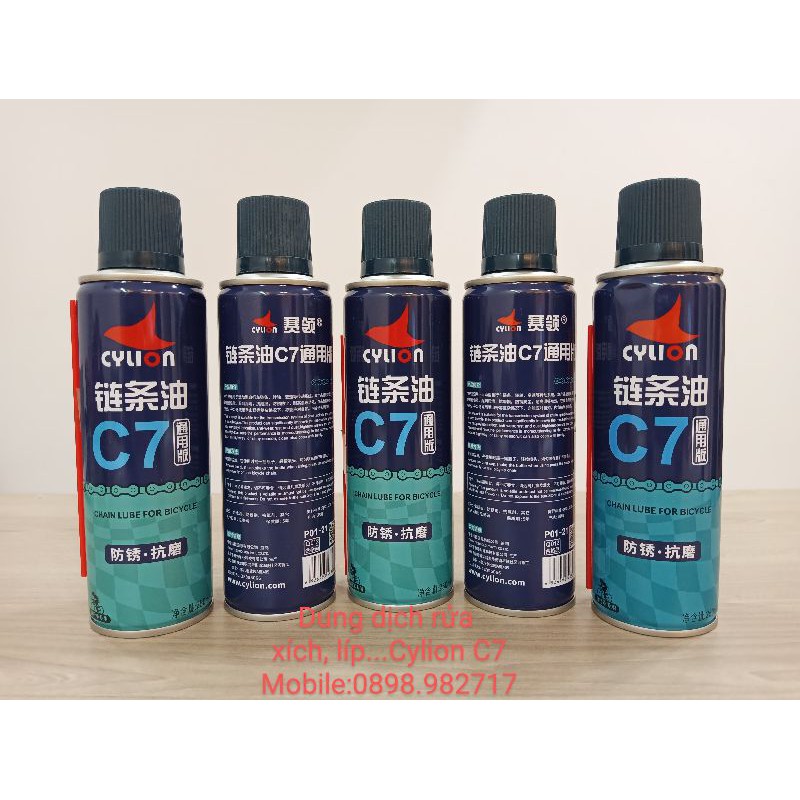 Dung dịch rửa xích, líp... Cylion C7